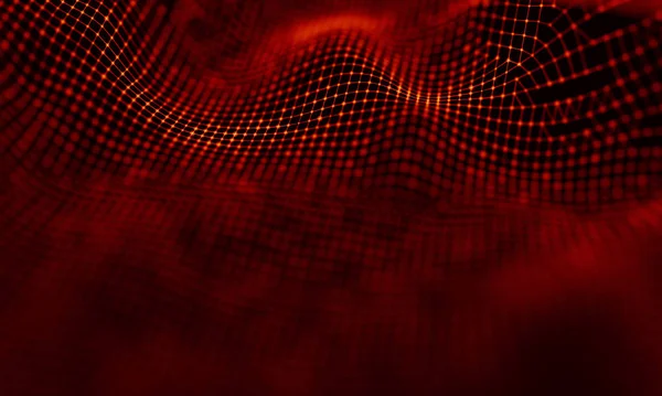 Arka kırmızı geometrik plan. Bağlantı yapısı. Bilim arka plan. Fütüristik teknoloji Hud öğesi. onnecting noktalar ve çizgiler. Büyük veri görselleştirme ve iş .