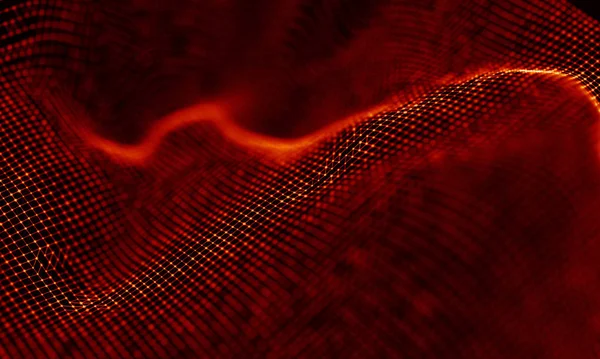 Arka kırmızı geometrik plan. Bağlantı yapısı. Bilim arka plan. Fütüristik teknoloji Hud öğesi. onnecting noktalar ve çizgiler. Büyük veri görselleştirme ve iş .