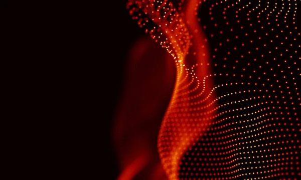 Arka kırmızı geometrik plan. Bağlantı yapısı. Bilim arka plan. Fütüristik teknoloji Hud öğesi. onnecting noktalar ve çizgiler. Büyük veri görselleştirme ve iş .