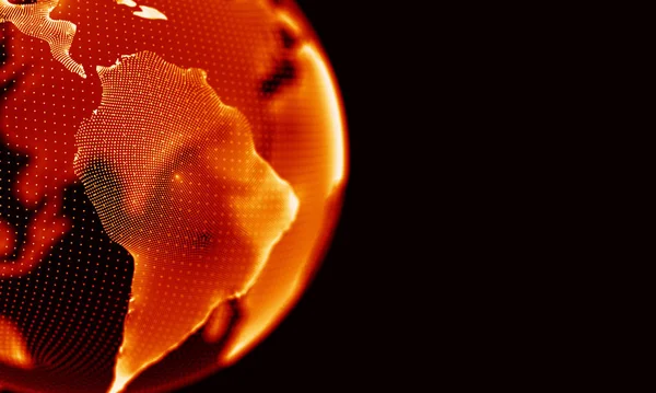 Arka kırmızı geometrik plan. Bağlantı yapısı. Bilim arka plan. Fütüristik teknoloji Hud öğesi. onnecting noktalar ve çizgiler. Büyük veri görselleştirme ve iş .