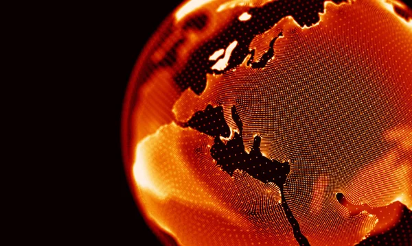 Arka kırmızı geometrik plan. Bağlantı yapısı. Bilim arka plan. Fütüristik teknoloji Hud öğesi. onnecting noktalar ve çizgiler. Büyük veri görselleştirme ve iş .