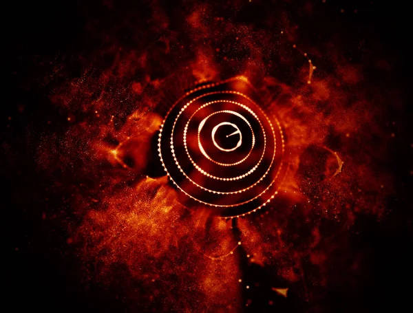 Soyut mavi 3d aydınlatmalı kafes küre bozuk. Neon işareti. Fütüristik teknoloji Hud öğesi. Zarif soyut küre yok. Büyük veri görselleştirme .