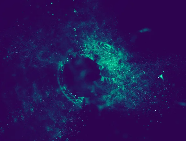 Soyut mavi 3d aydınlatmalı kafes küre bozuk. Neon işareti. Fütüristik teknoloji Hud öğesi. Zarif soyut küre yok. Büyük veri görselleştirme .