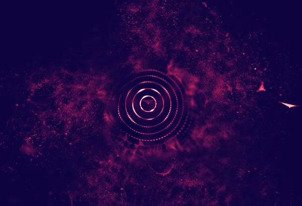 Soyut mavi 3d aydınlatmalı kafes küre bozuk. Neon işareti. Fütüristik teknoloji Hud öğesi. Zarif soyut küre yok. Büyük veri görselleştirme .