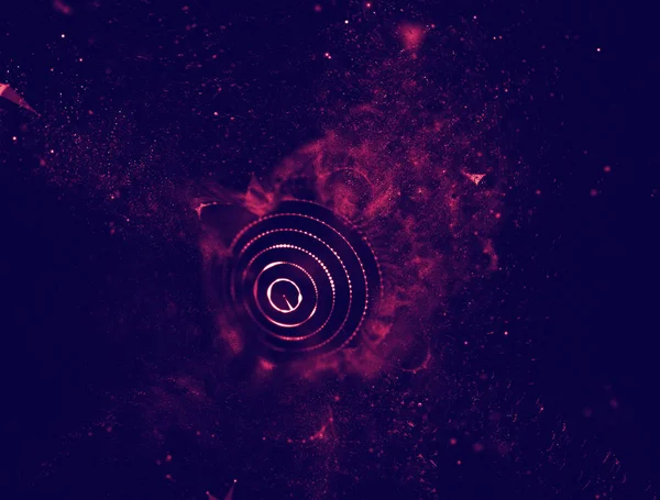 Soyut mavi 3d aydınlatmalı kafes küre bozuk. Neon işareti. Fütüristik teknoloji Hud öğesi. Zarif soyut küre yok. Büyük veri görselleştirme .