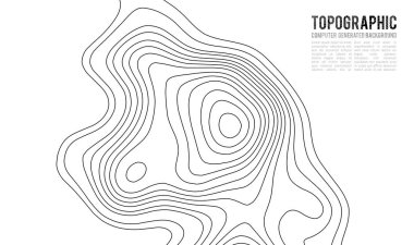Topografik harita kontur arka plan. Topo harita yükseklik ile. Kontur harita vektör. Coğrafi dünya topografik harita kılavuz tasarlamak vektör çizim. Dağ iz çizgi harita tasarım hiking .