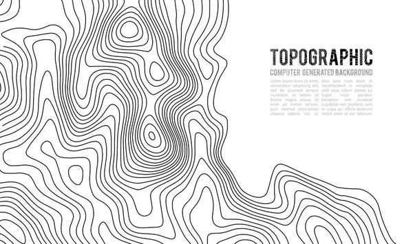 Topografik harita kontur arka plan. Topo harita yükseklik ile. Kontur harita vektör. Coğrafi dünya topografik harita kılavuz tasarlamak vektör çizim. Dağ iz çizgi harita tasarım hiking . — Stok Vektör