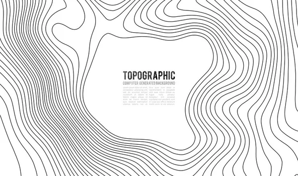 Topografická mapa profilového pozadí. Topo mapa s elevací. Vrstevnicová mapa vektor. Zeměpisný svět topografie mapa mřížky abstraktní vektorové ilustrace. Horská túra design map line stezka . — Stockový vektor