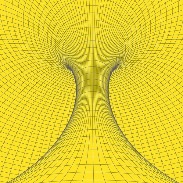 Drátový model torus s čárami a tečkami. Prvek, polygonální síť. Vektorové ilustrace Eps10. — Stockový vektor