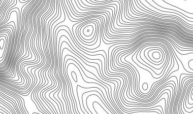 Topografik harita kontur arka plan. Topo harita yükseklik ile. Kontur harita vektör. Coğrafi dünya topografik harita kılavuz tasarlamak vektör çizim. Dağ iz çizgi harita tasarım hiking .