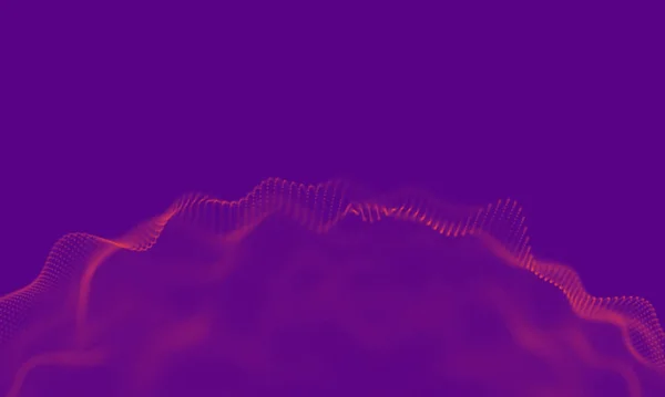 Abstract Purple Geometrical Background. Структура соединения. Научное образование. Futuristic Technology HUD Element. onnecting dots and lines. Визуализация больших данных и бизнес  . — стоковое фото