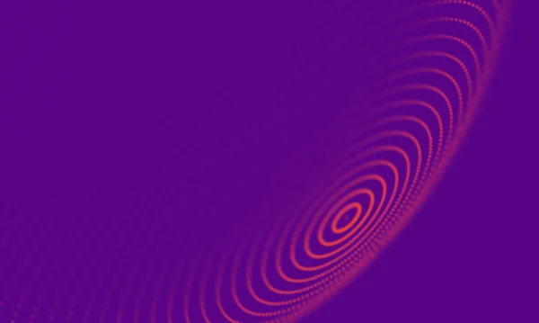 Resumen Fondo geométrico púrpura. Estructura de conexión. Conocimiento científico. Elemento HUD de tecnología futurista. punteando puntos y líneas. Visualización de Big Data y Negocios  . — Foto de Stock