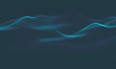 Geometrik mavi arka plan. Bağlantı yapısı. Bilim arka plan. Fütüristik teknoloji Hud öğesi. onnecting noktalar ve çizgiler. Büyük veri görselleştirme ve iş .