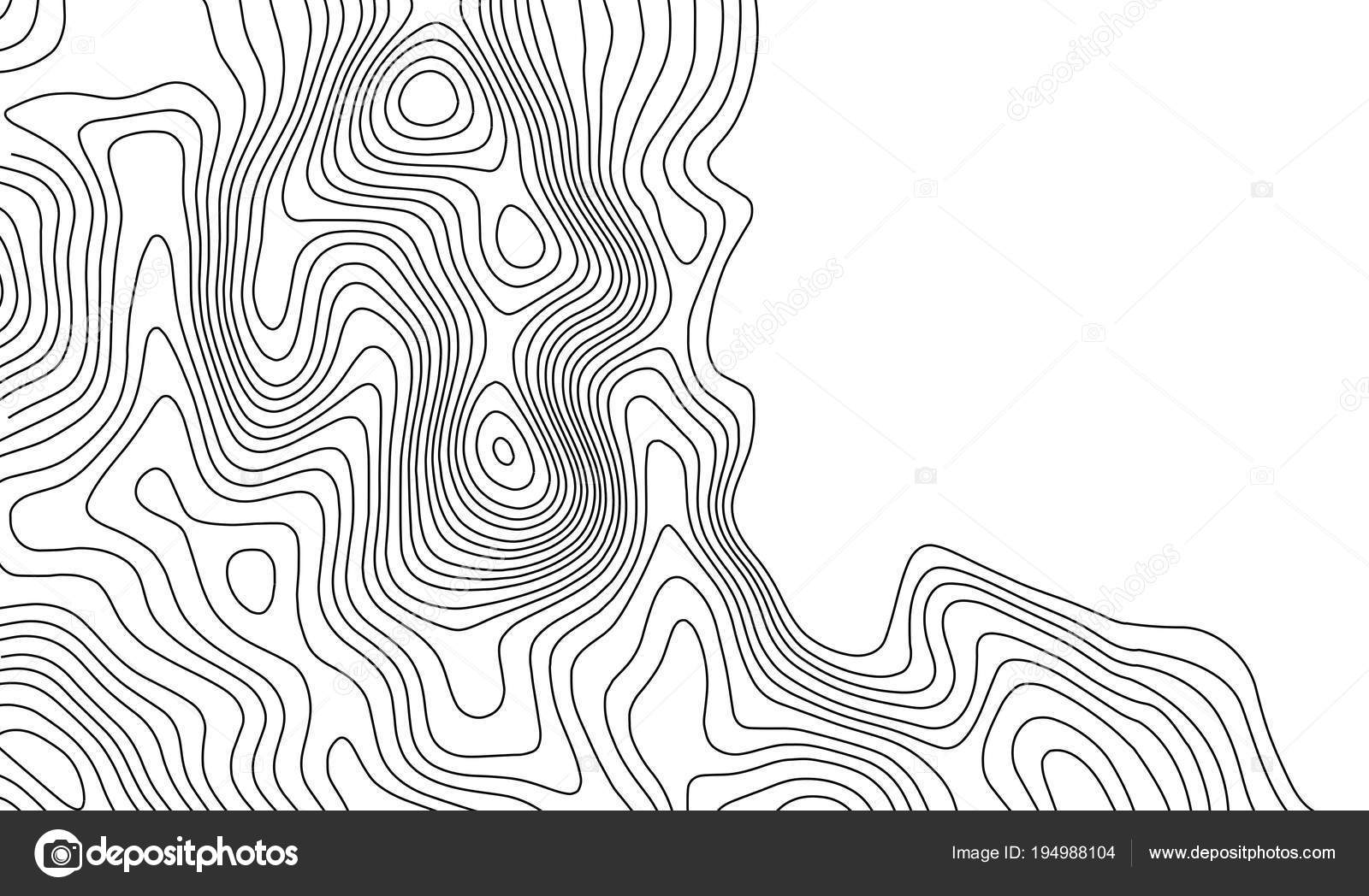 Topographic Map Contour Background Topo Map With Elevation Contour