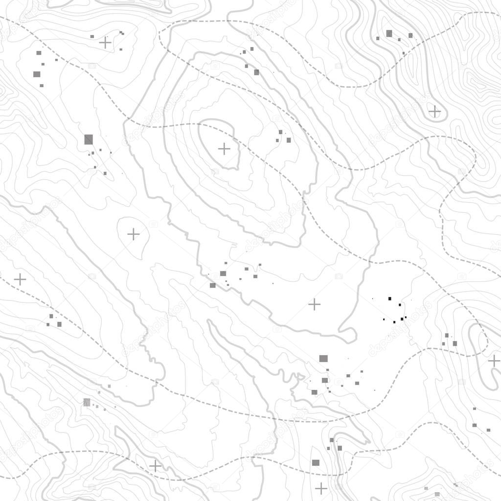 Topographic map background concept with space for your copy. Topography lines art contour , mountain hiking trail , Shape vector design. Computer generated   .