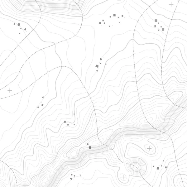 Concetto di sfondo mappa topografica con spazio per la copia. Linee di topografia contorno artistico, sentiero escursionistico di montagna, Forma di progettazione. Computer generato   . — Foto Stock