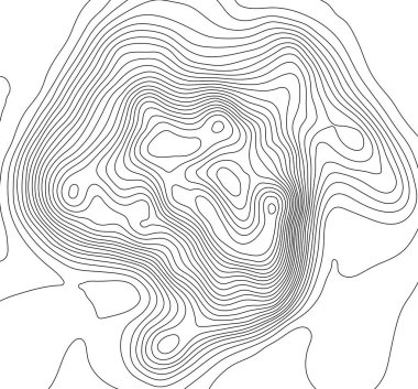 Topografik harita arka plan kavramı ile yer senin kopya için. Topografya hatları sanat kontur, dağ hiking trail, şekil vektör tasarımı. Oluşturulan bilgisayar   .