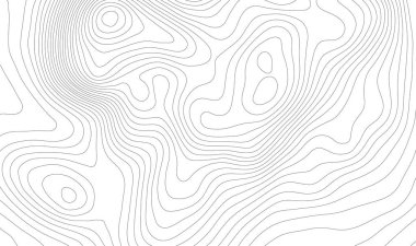 Topografik harita arka plan kavramı ile yer senin kopya için. Topografya hatları sanat kontur, dağ hiking trail, şekil vektör tasarımı. Oluşturulan bilgisayar   .