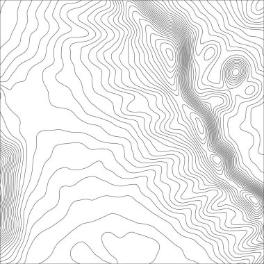 Topografik harita arka plan kavramı ile yer senin kopya için. Topografya hatları sanat kontur, dağ hiking trail, şekil vektör tasarımı. Oluşturulan bilgisayar   .