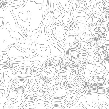 Topografik harita arka plan kavramı ile yer senin kopya için. Topografya hatları sanat kontur, dağ hiking trail, şekil vektör tasarımı. Oluşturulan bilgisayar   .