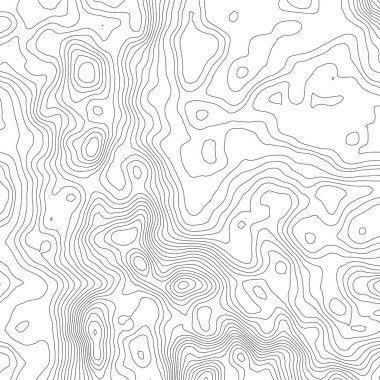 Topografik harita arka plan kavramı ile yer senin kopya için. Topografya hatları sanat kontur, dağ hiking trail, şekil vektör tasarımı. Oluşturulan bilgisayar   .