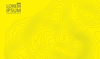 Topografik harita arka plan kavramı ile yer senin kopya için. Topografya hatları sanat kontur, dağ hiking trail, şekil vektör tasarımı. Oluşturulan bilgisayar   .