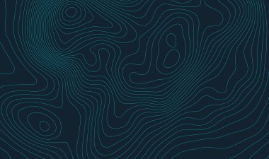 Topografik harita arka plan kavramı ile yer senin kopya için. Topografya hatları sanat kontur, dağ hiking trail, şekil vektör tasarımı. Oluşturulan bilgisayar   .