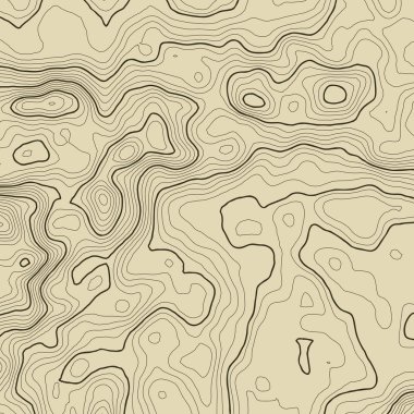 Topografik harita arka plan kavramı ile yer senin kopya için. Topografya hatları sanat kontur, dağ hiking trail, şekil vektör tasarımı. Oluşturulan bilgisayar   .