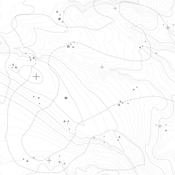 Concetto di sfondo mappa topografica con spazio per la copia. Linee topografiche contorno artistico, sentiero escursionistico di montagna, progettazione vettoriale di forma. Computer generato    . — Vettoriale Stock