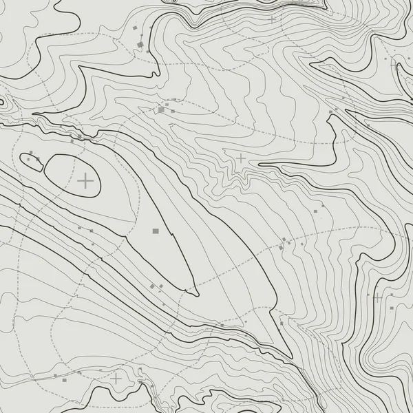 Topografisches Kartenhintergrundkonzept mit Platz für Ihre Kopie. Topographie zeichnet Kunstkontur, Bergwanderweg, Formvektordesign. Computer erzeugt   . — Stockvektor