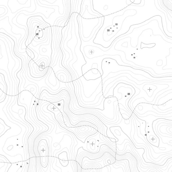 Concepto de fondo de mapa topográfico con espacio para su copia. Líneas de topografía contorno del arte, sendero de senderismo de montaña, diseño de vectores de forma. Ordenador generado    . — Vector de stock