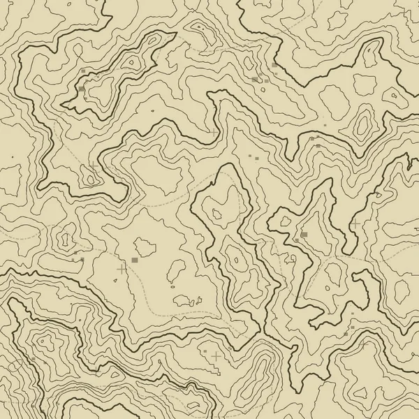 Concetto di sfondo mappa topografica con spazio per la copia. Linee topografiche contorno artistico, sentiero escursionistico di montagna, progettazione vettoriale di forma. Computer generato    . — Vettoriale Stock