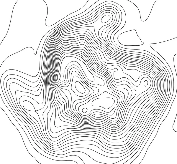 Topographic map background concept with space for your copy. Topography lines art contour , mountain hiking trail , Shape vector design. Computer generated   . — Stock Vector