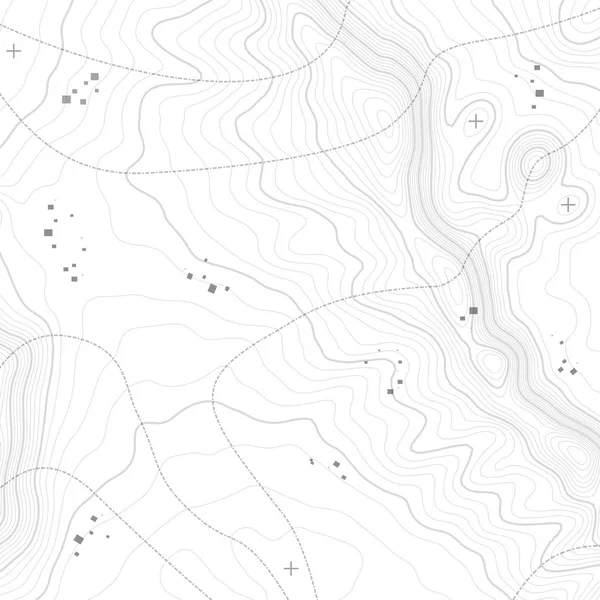 Koncepcja tło mapy topograficznej z miejsca dla kopii. Topografia linie konturu sztuki, górskie szlaki, kształtu wektor wzór. Wygenerowane komputerowo   . — Wektor stockowy