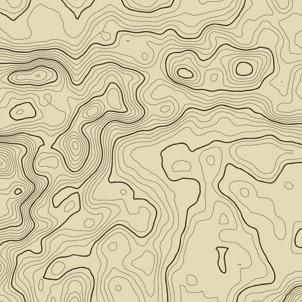 Концепція тла топографічної карти з пробілом для вашої копії. Топографічні лінії мистецький контур, гірський пішохідний маршрут, векторний дизайн форми. Створено комп'ютер    . — стоковий вектор