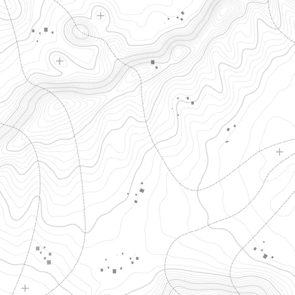 Conceito de plano de fundo de mapa topográfico com espaço para sua cópia. Topografia linhas de contorno de arte, trilha de caminhadas de montanha, design de vetor de forma. Gerado por computador    . —  Vetores de Stock