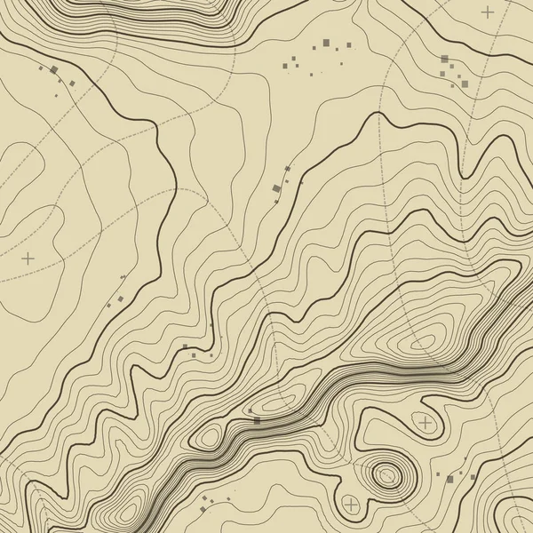 Концепція тла топографічної карти з пробілом для вашої копії. Топографічні лінії мистецький контур, гірський пішохідний маршрут, векторний дизайн форми. Створено комп'ютер    . — стоковий вектор