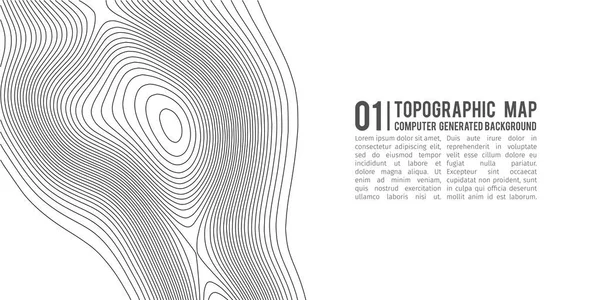 Fondo del contorno del mapa topográfico. Mapa de Topo con elevación. Vector de mapa de contorno. Geográfico Mundial Topografía mapa cuadrícula vector abstracto ilustración  . — Vector de stock