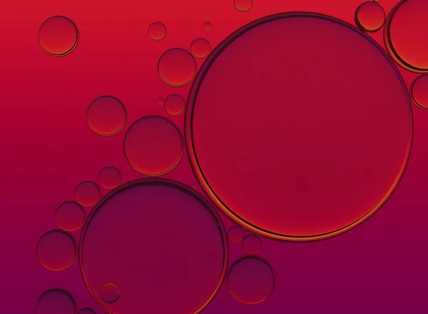 Olie bubbels geïsoleerd op een witte achtergrond, Closeup collageen emulsie in Water. Illustratie. Gouden Serum druppels. — Stockfoto