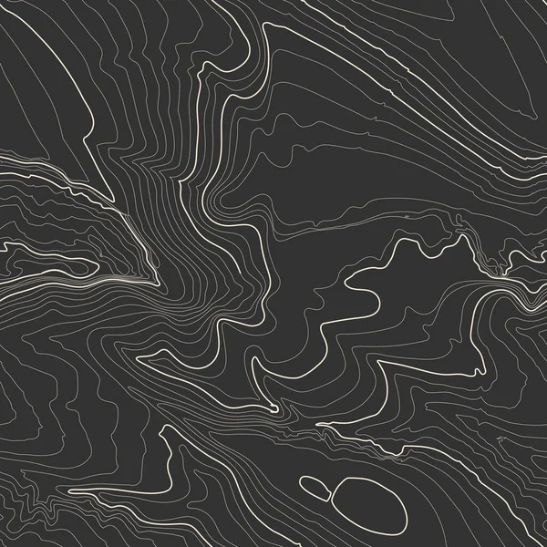 Concepto de fondo de mapa topográfico con espacio para su copia. Líneas de topografía contorno del arte, sendero de senderismo de montaña, diseño de vectores de forma. Ordenador generado  . — Vector de stock