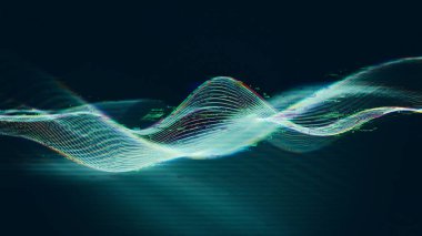 Arıza efekti soyut arkaplan. Tasarım kavramları, posterler, afişler, web, sunumlar ve baskılar için bozulma, kusursuz doku, rastgele yatay siyah ve beyaz çizgiler.