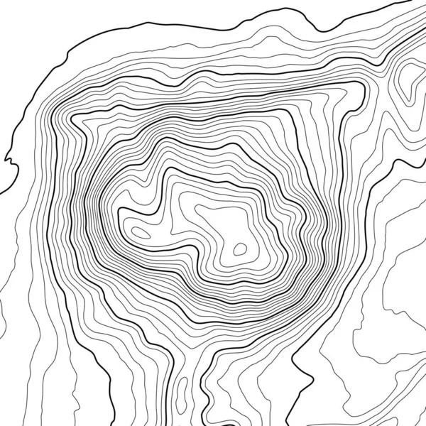 Topografia vettoriale dei contorni grigi. Illustrazione vettoriale di topografia montana geografica. Struttura del modello topografico. Mappa su terreno vettoriale. Elevazione linee di altezza contorno grafico. Mappa topografica — Vettoriale Stock