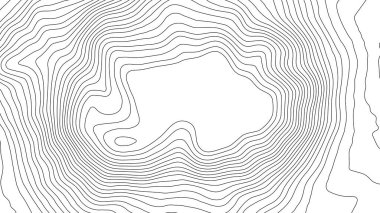 Gri, vektör topografisini belirler. Coğrafi dağ topoğrafyası vektör çizimi. Topografik doku. Arazi vektör alanı haritası. Yükseklik grafiği yükseklik çizgileri. Topografik harita