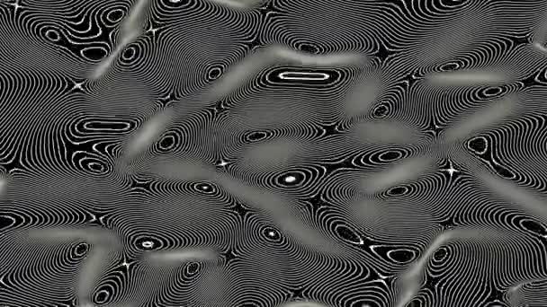 Seamless loop lines background. Grey contours  topography. Geographic mountain lines seamless animation. Topographic pattern animated texture. — Stock Video