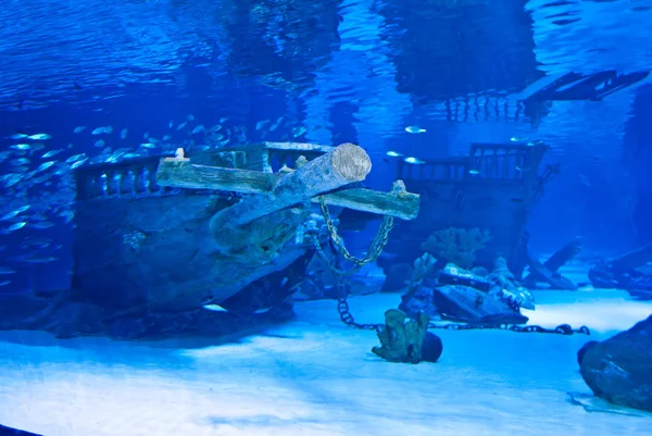 Víz alatti hajótest — Stock Fotó