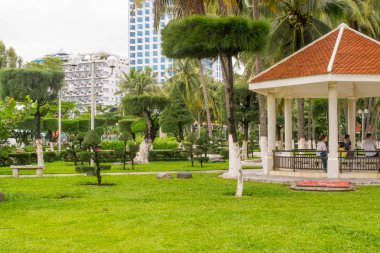 Nha Trang Resort, Vietnam bir parkta Pavyonu