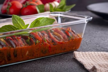 Bir tabak Fransız mutfağı, Ratatouille. Güz sezonu tabağı..