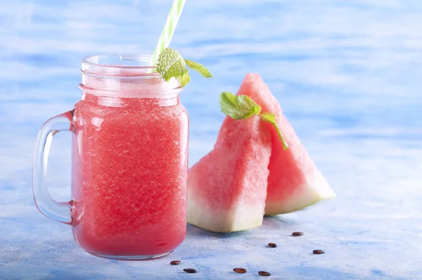 Fruit Drink Watermelon Healthy Tasty Drink — 스톡 사진