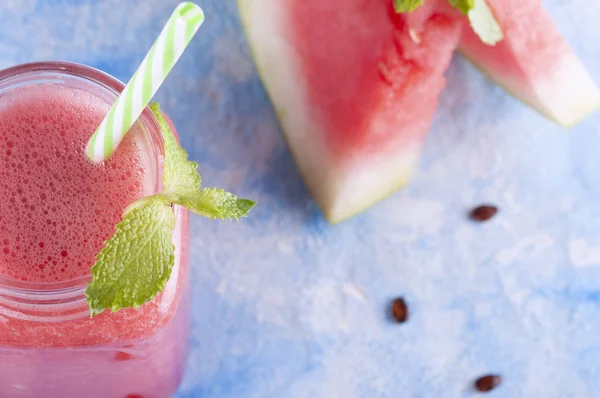 Fruit Drink Watermelon Healthy Tasty Drink — Stock Photo, Image