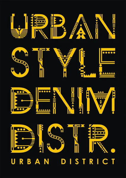 Городской стиль Типография дизайн, плакат, для футболки, вектор — стоковый вектор